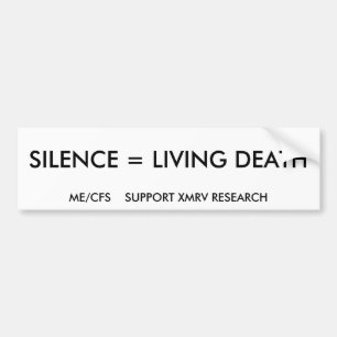 Autocollant De Voiture bumpersticker-silence