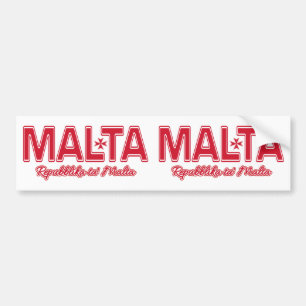 Autocollant De Voiture Bumperstickers personnalisés MALTA