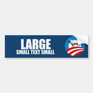 Autocollant De Voiture BUMPERTEMPLATE - 2 grands et petit Bumpersticker