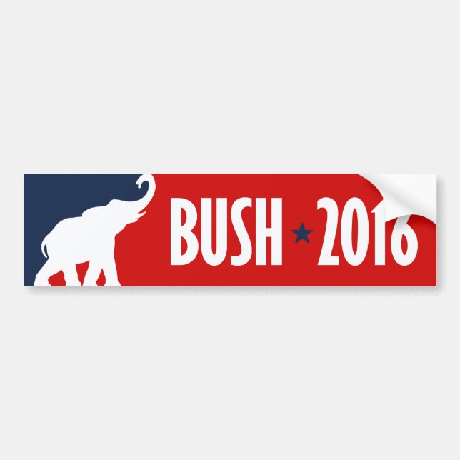 AUTOCOLLANT DE VOITURE BUSH 2016 SPORTBUMPER - .PNG (Devant)
