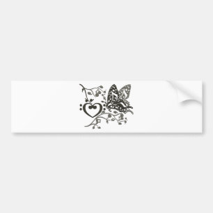 Autocollant De Voiture Butterfly_Notes