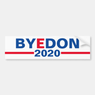 Autocollant De Voiture Bye Don 2020 - Bumper Sticker de campagne classiqu