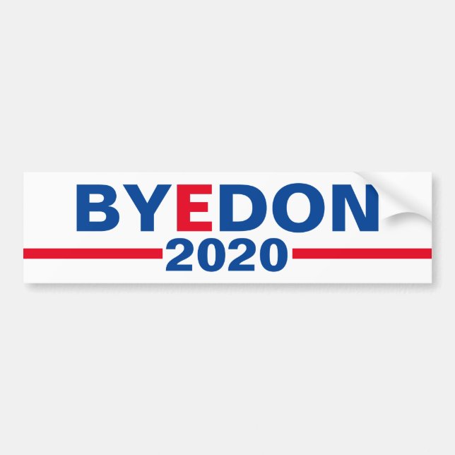Autocollant De Voiture Bye Don 2020 - Bumper Sticker de campagne classiqu (Devant)