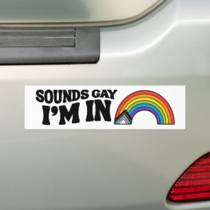 Autocollant De Voiture Ça a l'air gay, je suis dans la fierté LGBTQ