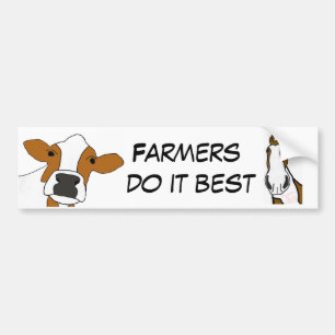 Autocollant De Voiture CA les agriculteurs le font le meilleur adhésif