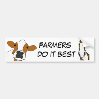 Autocollant De Voiture CA les agriculteurs le font le meilleur adhésif