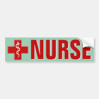 Autocollant De Voiture Cabane de l'infirmière d'Asclepius