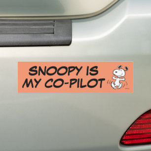 Autocollant De Voiture cacahuètes   Une Danse Heureuse Snoopy