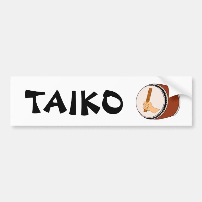 Autocollant De Voiture Cadeau pour Taiko Drummer Taiko Drum Japonais (Devant)