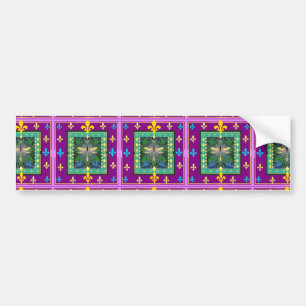 Autocollant De Voiture Cadeaux de FLEUR DE LYS de libellule par art de