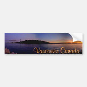 Autocollant De Voiture Cadeaux de souvenir de Vancouver d'adhésif pour