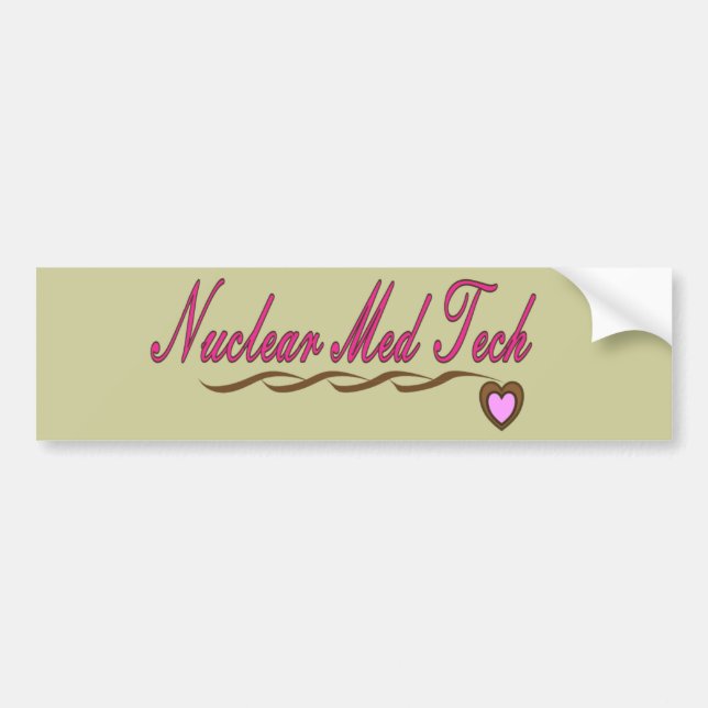 Autocollant De Voiture Cadeaux nucléaires de technologie de Med (Devant)