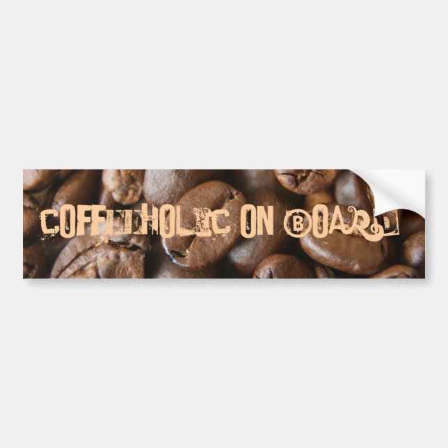 Autocollant De Voiture café à bord ! (Devant)