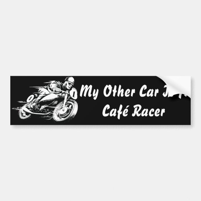 Autocollant De Voiture Café Racer (Devant)