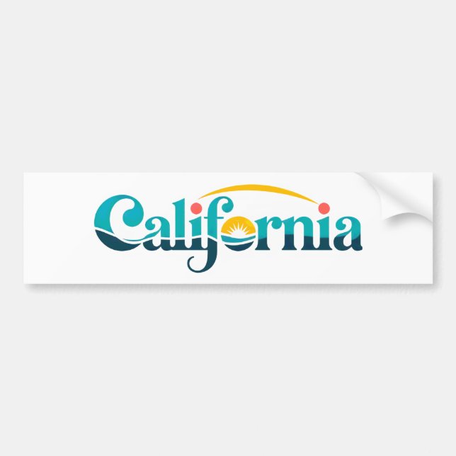 Autocollant De Voiture Californie (Devant)