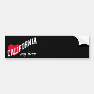 Autocollant De Voiture Californie, mon amour