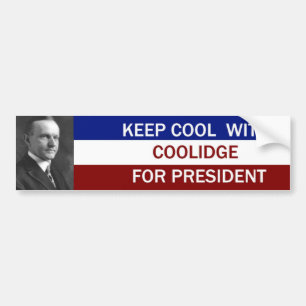Autocollant De Voiture Calvin Coolide pour le président