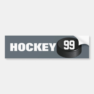 Autocollant De Voiture Camion de hockey sur glace avec Stick de pare-choc