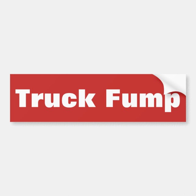 Autocollant De Voiture Camion Fump - adhésif pour pare-chocs (Devant)