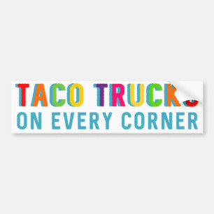 Autocollant De Voiture Camions de taco sur chaque adhésif pour pare-choc