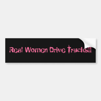 Autocollant De Voiture Camions d'entraînement de vraies femmes ! !