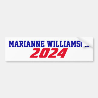 Autocollant De Voiture Campagne 2024 Marianne Williamson Présidente USA