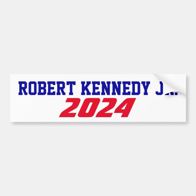 Autocollant De Voiture Campagne 2024 Robert Kennedy Jr pour le président (Devant)