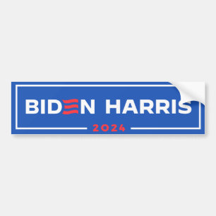Autocollant De Voiture Campagne Biden Harris 2024
