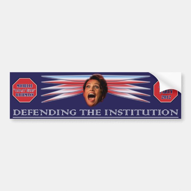 Autocollant De Voiture Campagne de Bachmann 2012 "d'oiseau fol" de (Devant)