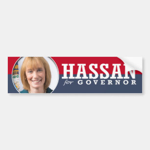 AUTOCOLLANT DE VOITURE CAMPAGNE DE MAGGIE HASSAN