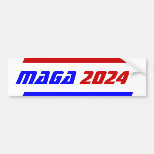 Autocollant De Voiture Campaign 2024 election MAGA President TRUMP Bumper
