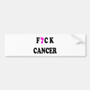 Autocollant De Voiture Cancer de F*ck audacieux