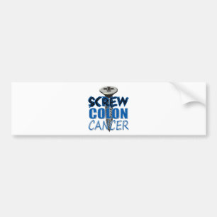 Autocollant De Voiture Cancer du colon de vis