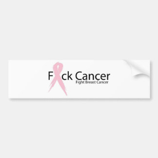 Autocollant De Voiture Cancer du sein de F*ck