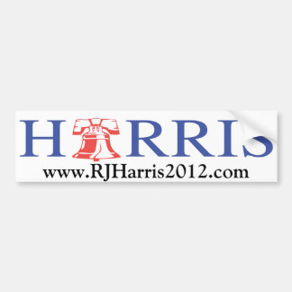 Autocollant De Voiture Candidat présidentiel libertaire de Harris de RJ
