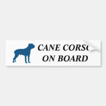 Canne Corso à bord !
