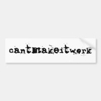 cantmakeitwork - adhésif pour pare-chocs