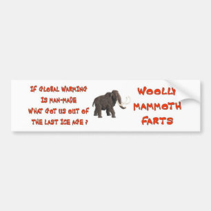 AUTOCOLLANT DE VOITURE CANULAR DE RÉCHAUFFEMENT CLIMATIQUE