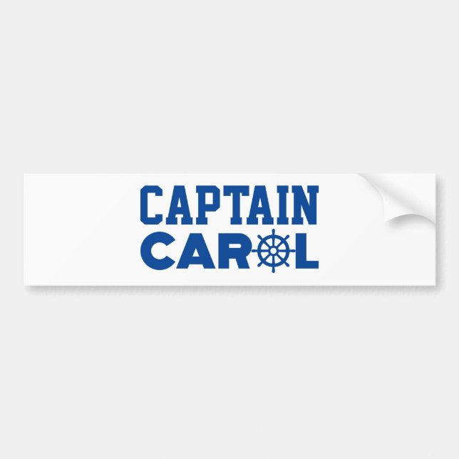 Autocollant De Voiture Capitaine Carol (Devant)