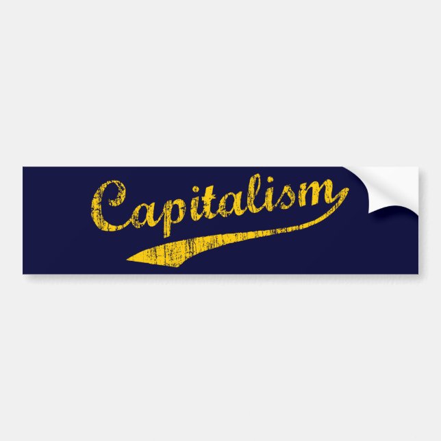 Autocollant De Voiture Capitalisme (Devant)