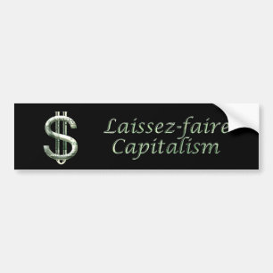 Autocollant De Voiture Capitalisme du laissez-faire $100