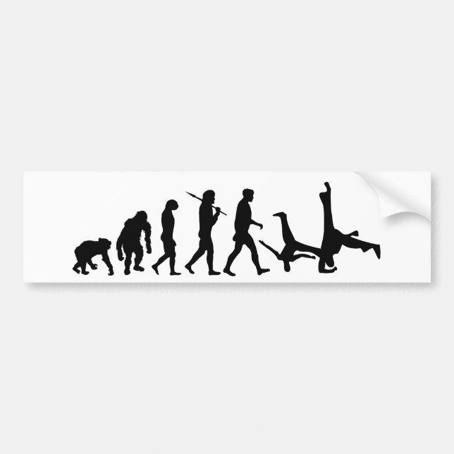 Autocollant De Voiture Capoeira arts martiaux danse évolution cadeau (Devant)