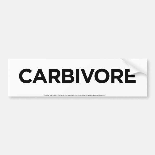 Autocollant De Voiture Carbivore (Devant)