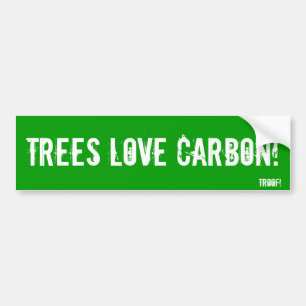 Autocollant De Voiture Carbone d'AMOUR d'arbres !