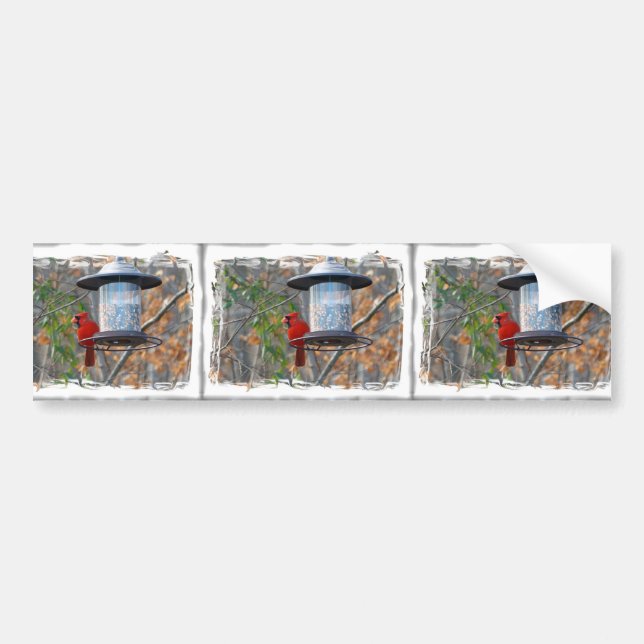 Autocollant De Voiture Cardinal masculin (Devant)