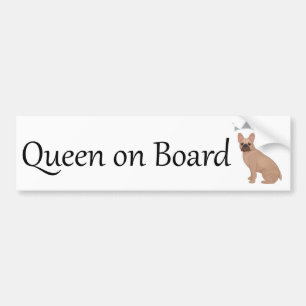Autocollant De Voiture Carlin Queen à bord