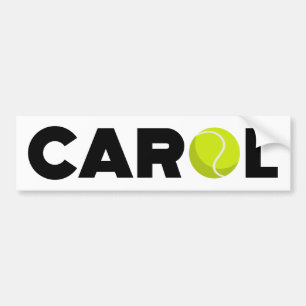 Autocollant De Voiture Carol Tennis