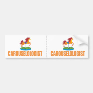 Autocollant De Voiture Carousel drôle