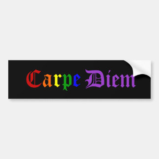 Autocollant De Voiture Carpe Diem - fierté