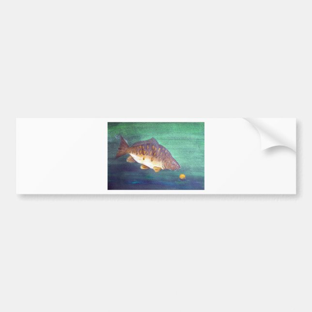 Autocollant De Voiture Carpe miroir (Devant)
